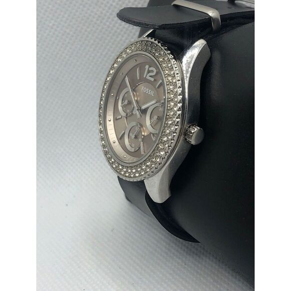 Fossil ES3733 Womens Analog Beige Dial Quartz Wrist Watch With Custom Band LP259 - Picture 2 of 9